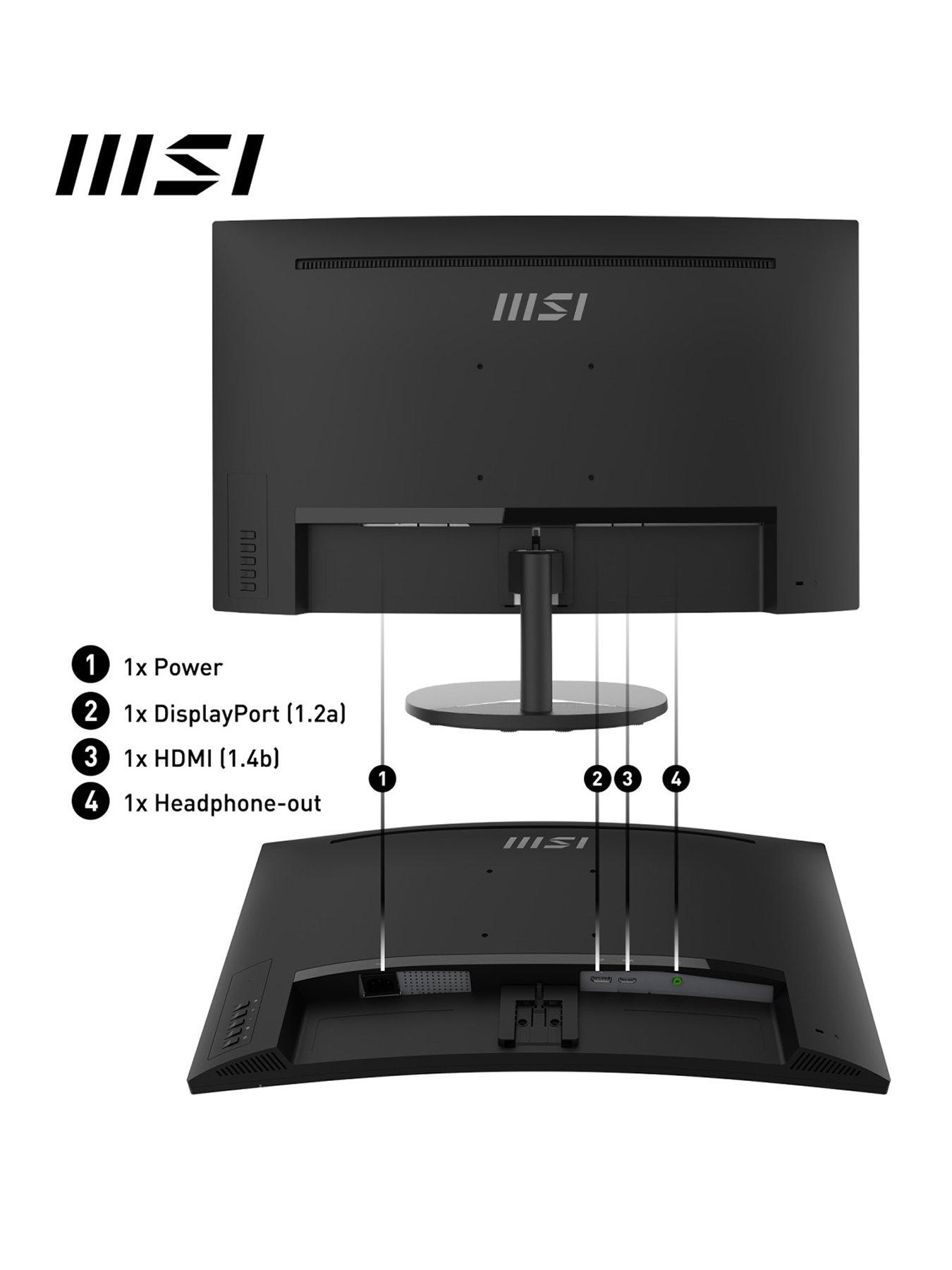 MSI PRO MP271CA 27 inch, FHD, 75hz, AMD Freesync, Curved Gaming Monitor