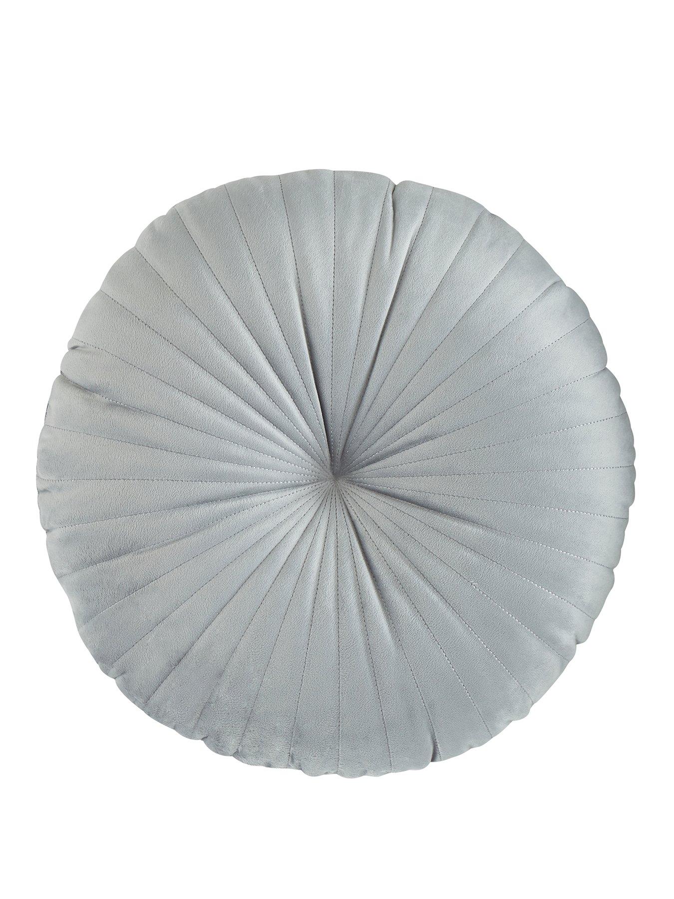 Grey 2025 round cushion