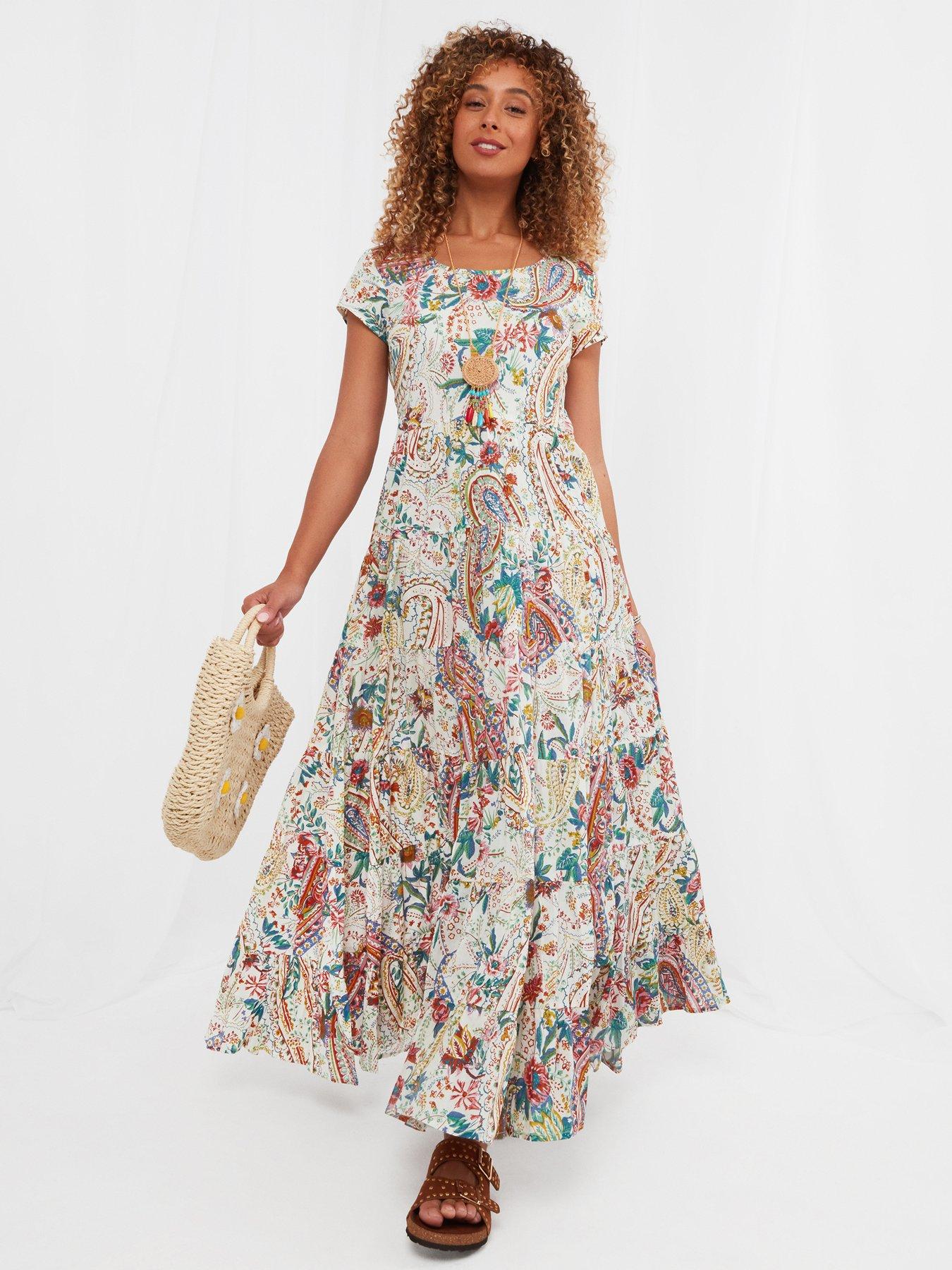 Crinkle cotton 2024 maxi dress