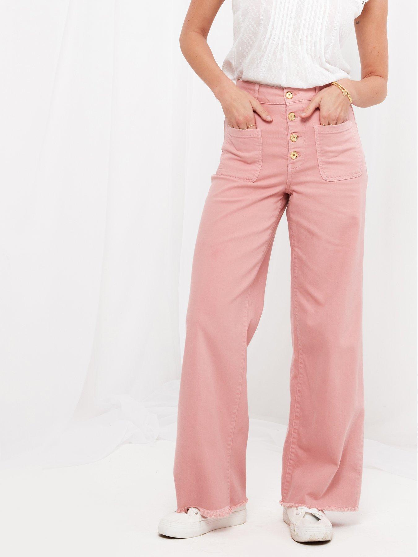 Pink hot sale jeans uk