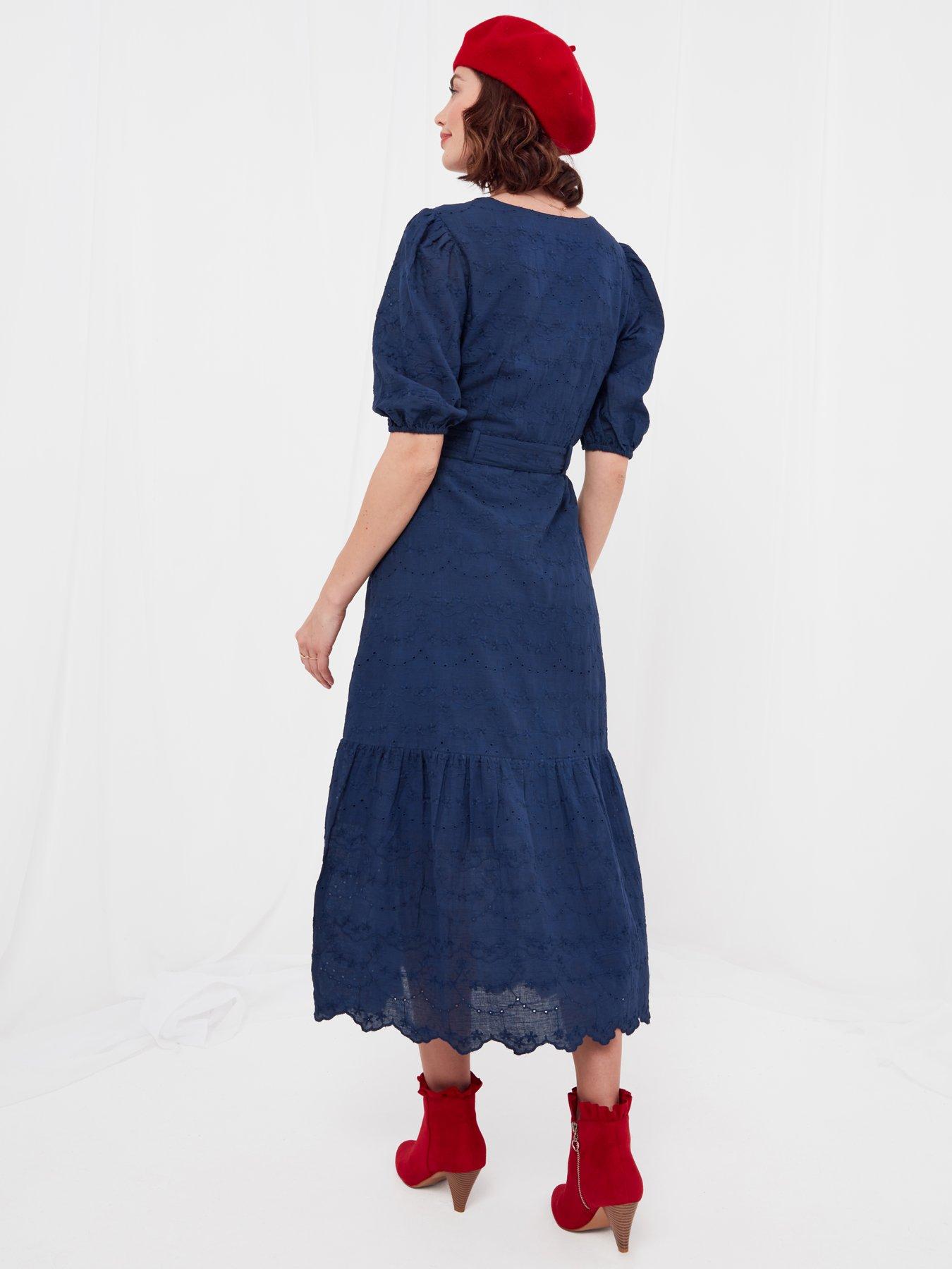 Molly Brodie Belted Maxi Dress Blue