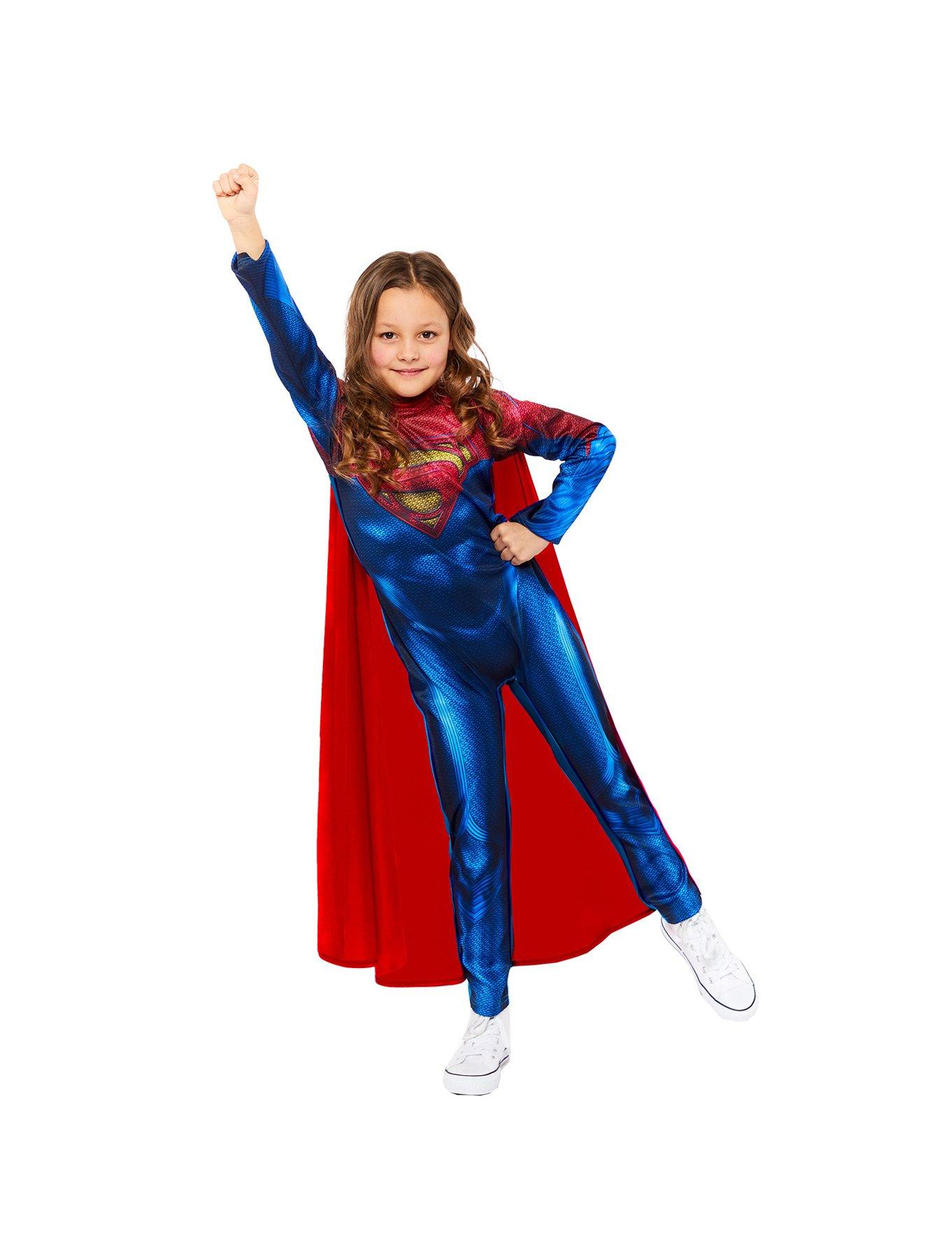 Image 1 of 3 of Superman Supergirl Girls Jumpsuit