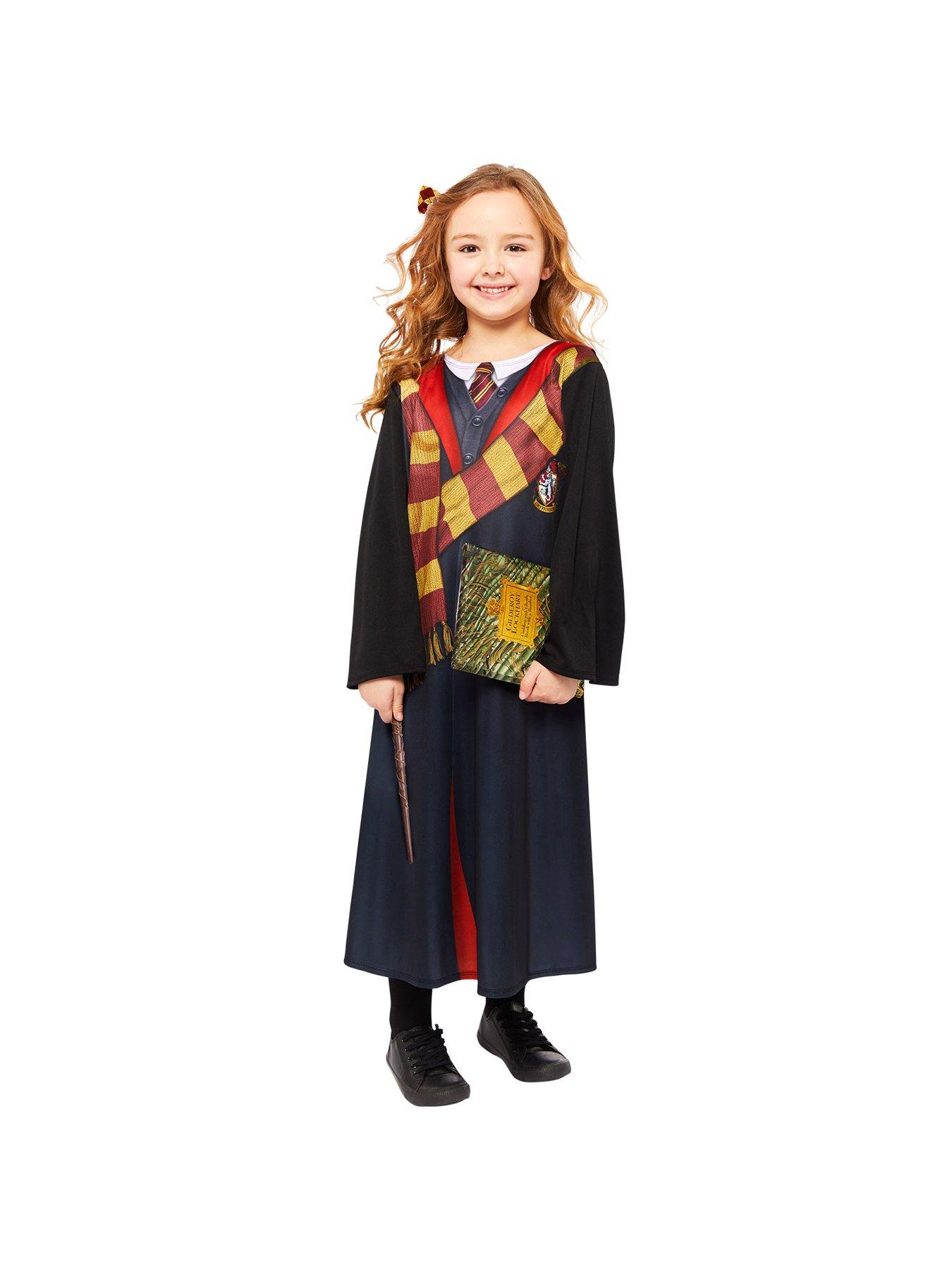 Harry Potter Hogwarts Little Girls 3 Piece Outfit Set: T-Shirt Skirt Headband 6-6X