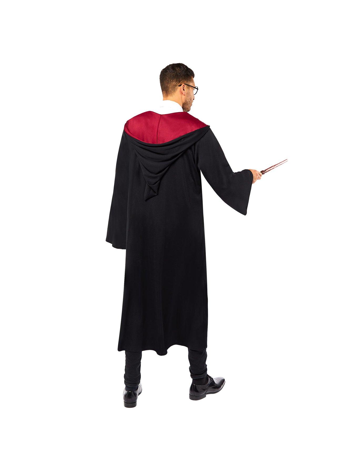 Gryffindor Robe Ross Michaels Men's Plush Luxury Hooded Bathrobe