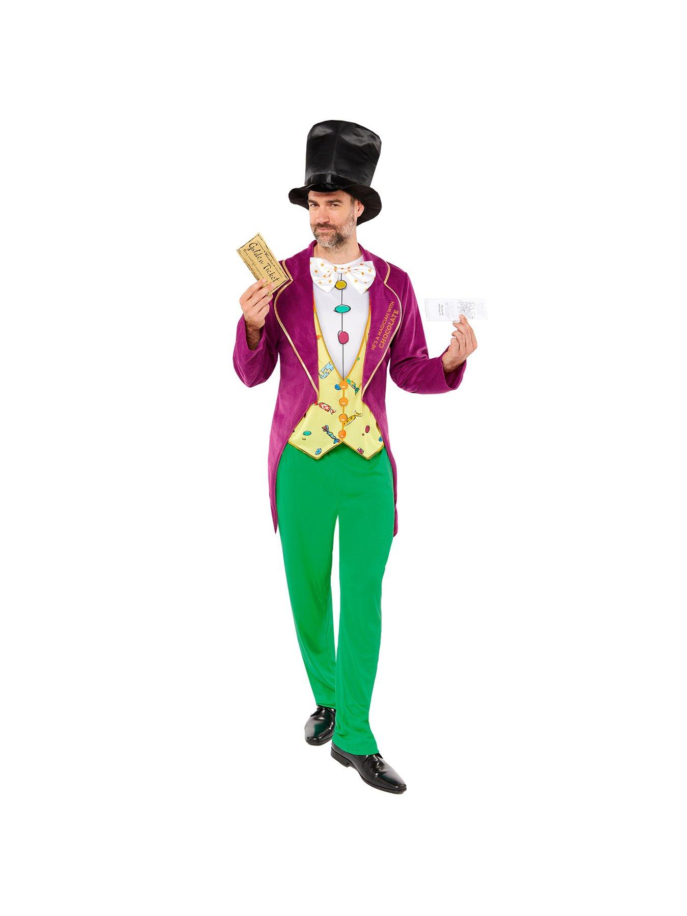 Roald Dahl Adult Willy Wonka Costume