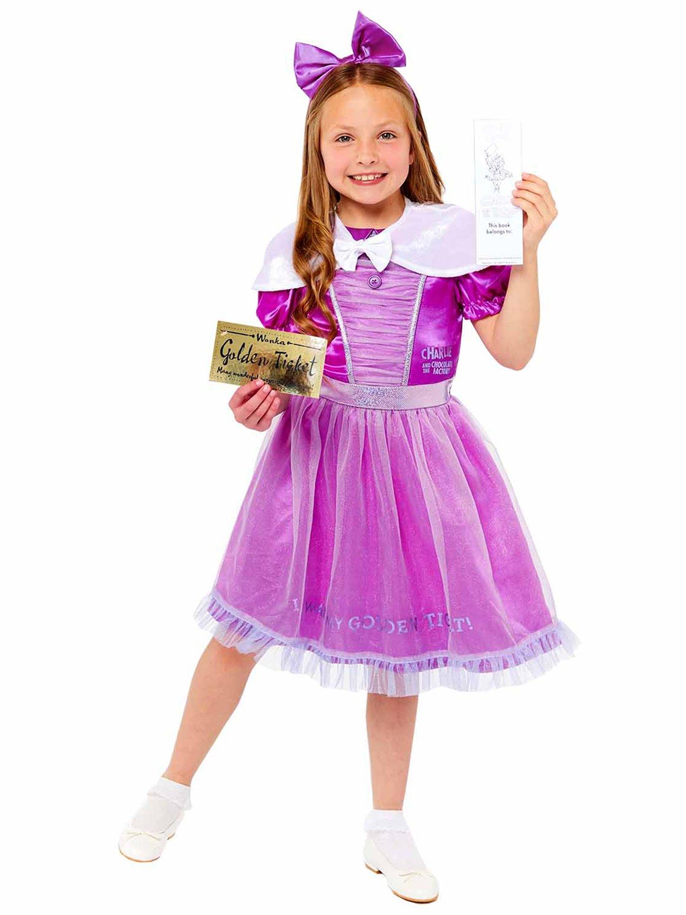 Child Licensed WILLY WONKA Fancy Dress Costume Roald Dahl Day TV