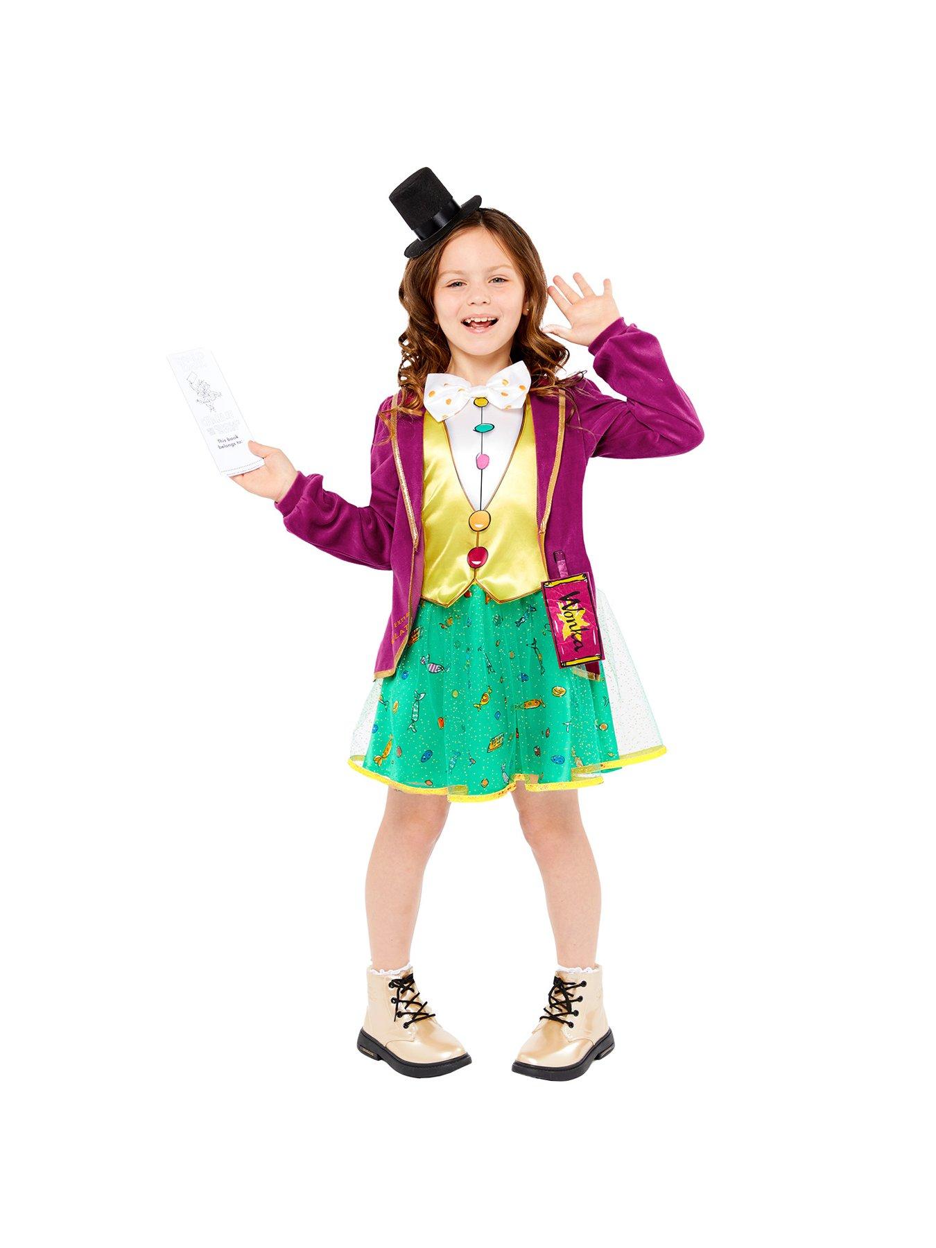 Girl willy wonka costume best sale