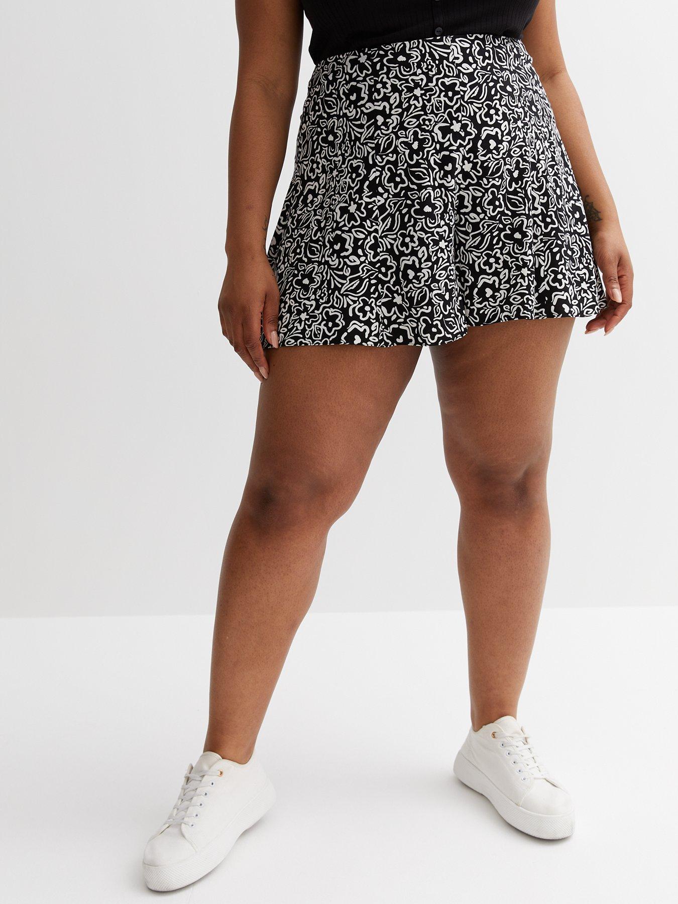 New look curve sales shorts