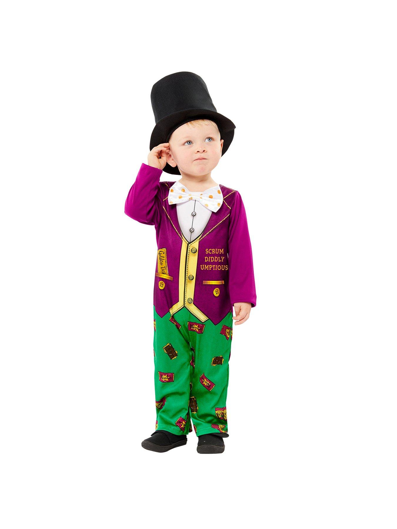 Toddler Roald Dahl Willy Wonka Costume