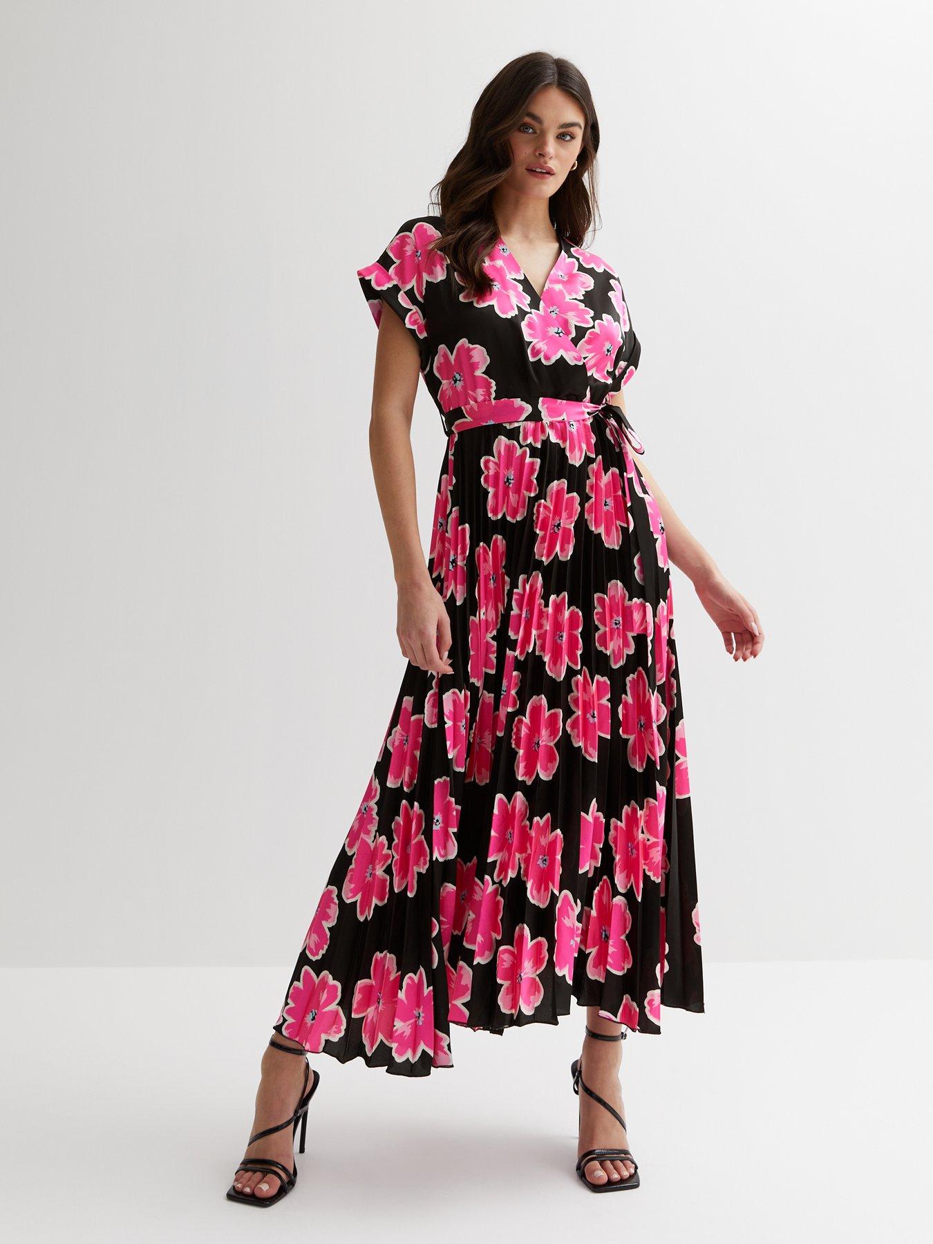 New look discount pleated midi dress