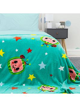 Product photograph of Cocomelon Cute Fleece Blanket - Multi from very.co.uk