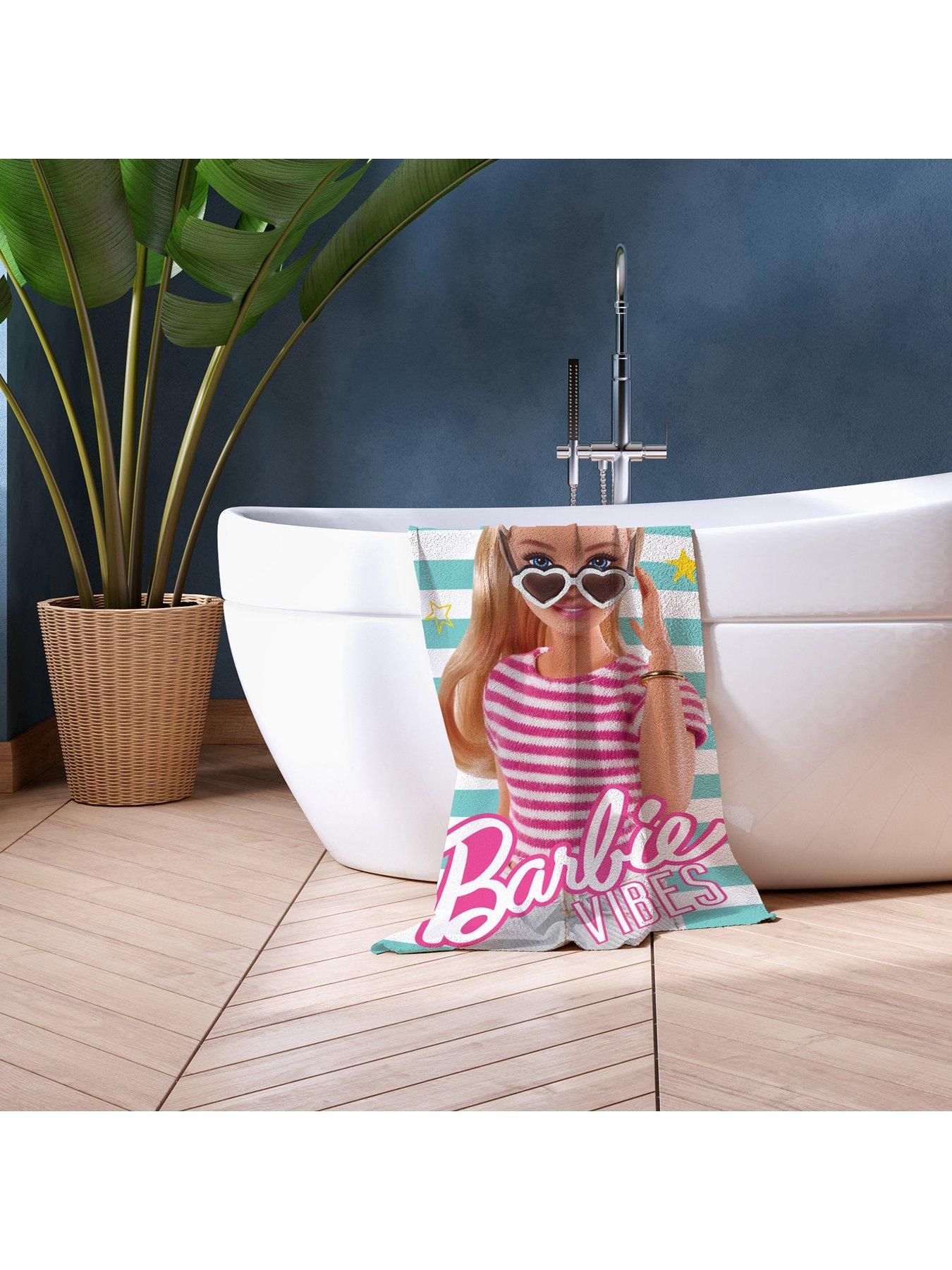 Product photograph of Barbie Vibes Towel from very.co.uk