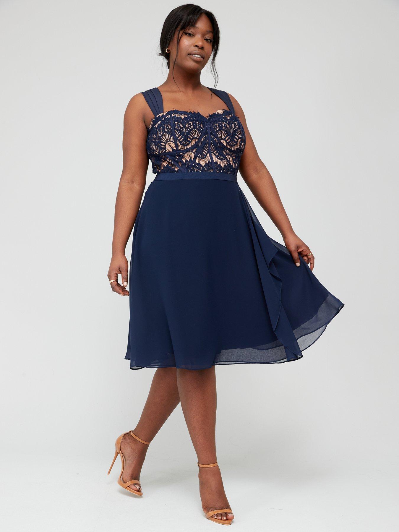 Torrid navy 2024 blue dress