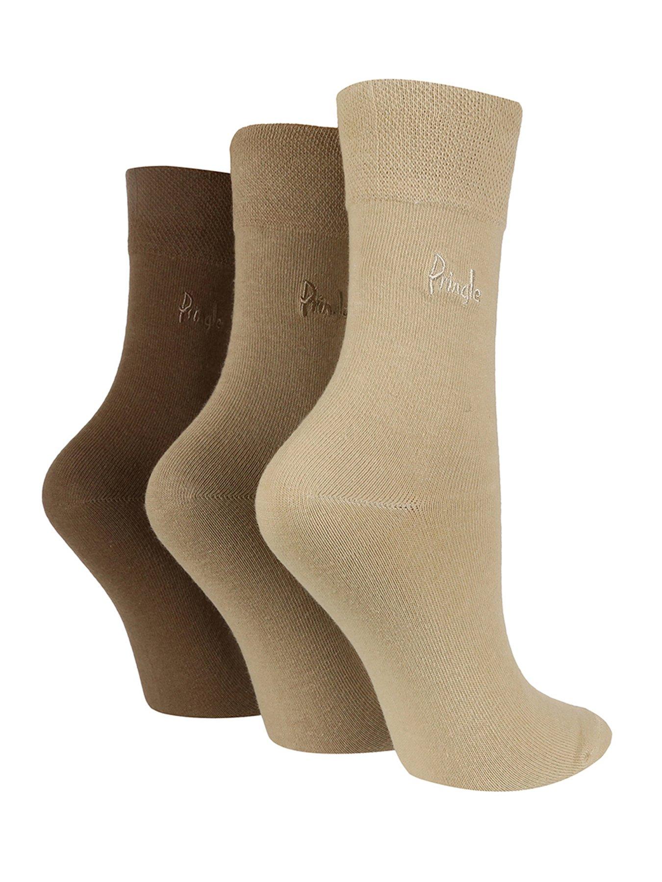 Everyday Grip Socks - Blue and Tan (2-pairs) – Tot and Toe