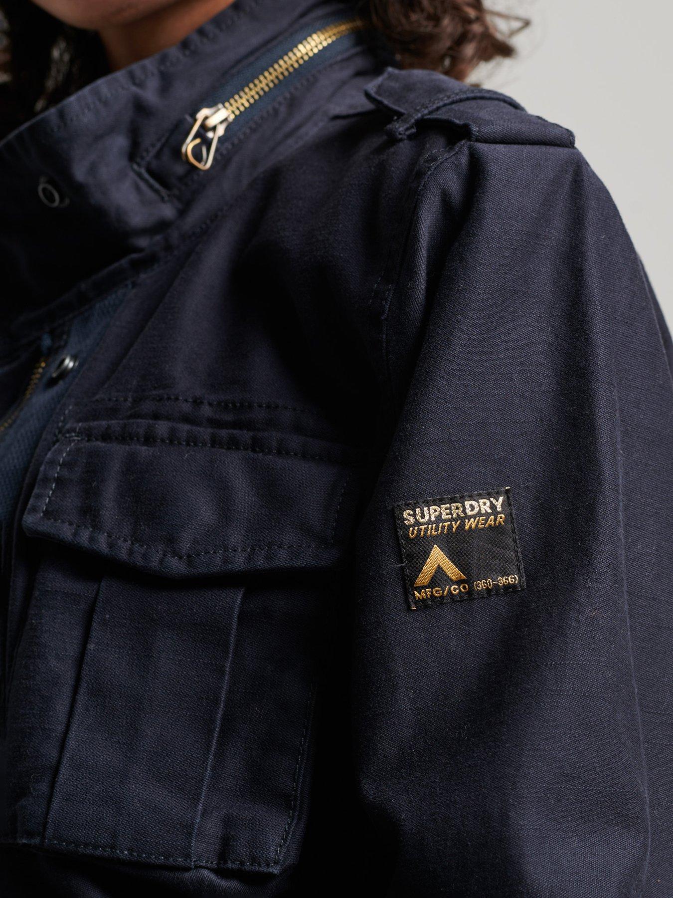 Superdry Vintage M65 Jacket Navy Very