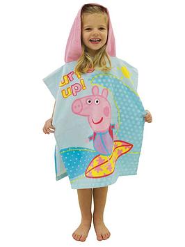 Product photograph of Peppa Pig Poncho from very.co.uk