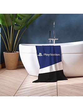 Product photograph of Playstation Towel from very.co.uk