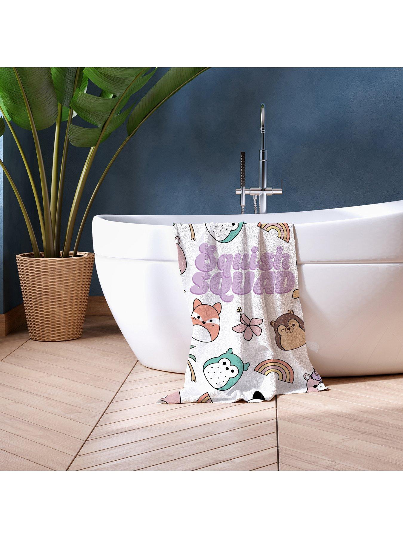 Product photograph of Squishmallows Towel from very.co.uk