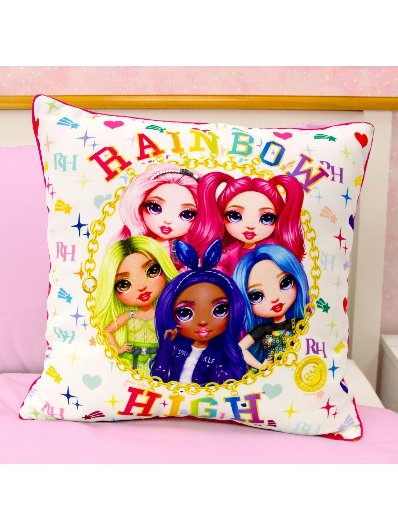 Product photograph of Rainbow High Sparkle Cushion from very.co.uk