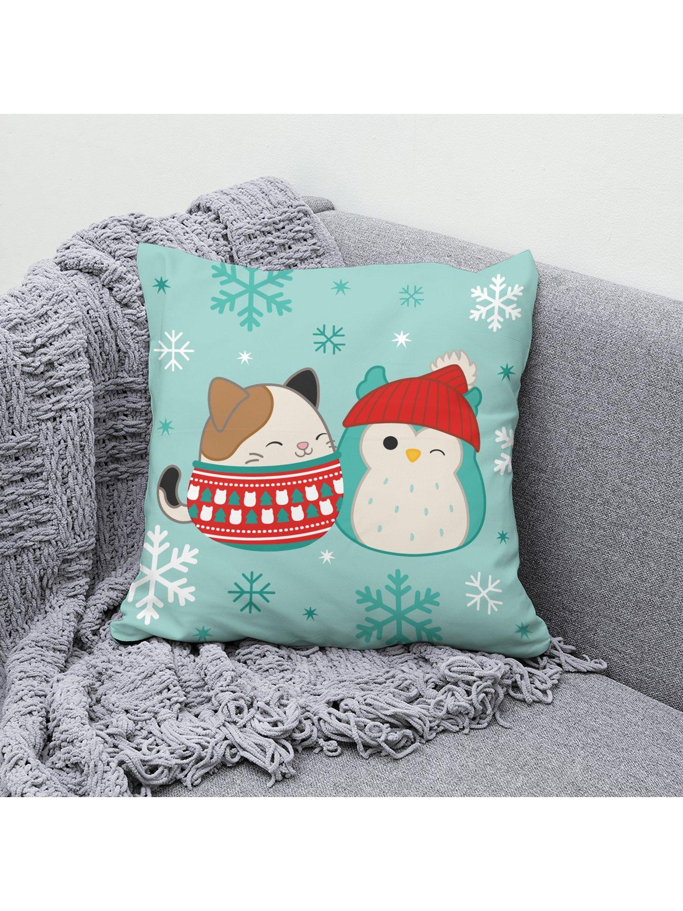 Product photograph of Squishmallows Winter Cushion from very.co.uk