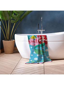 Product photograph of Disney The Little Mermaid Towel from very.co.uk