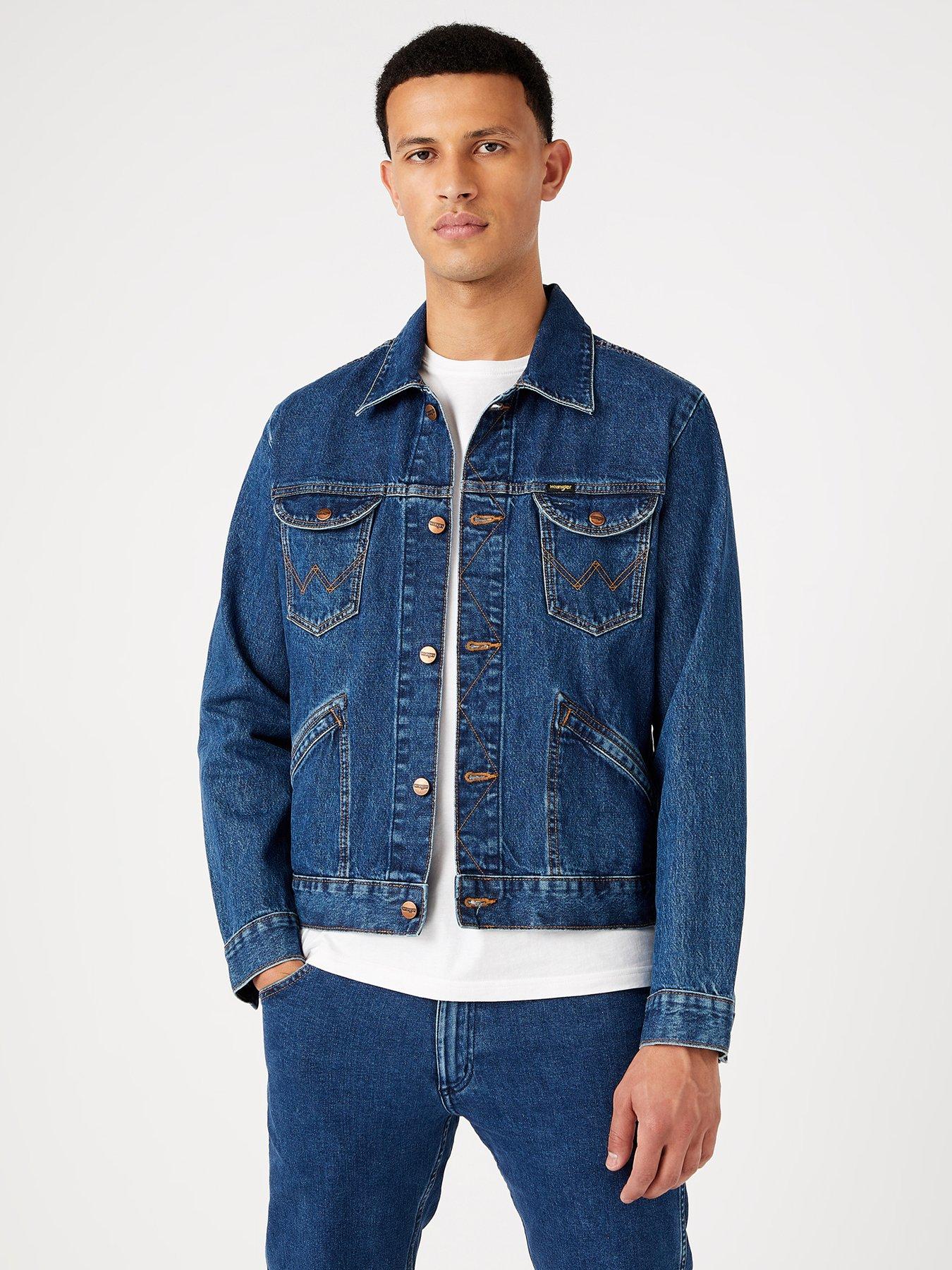 Wrangler denim hot sale jacket uk