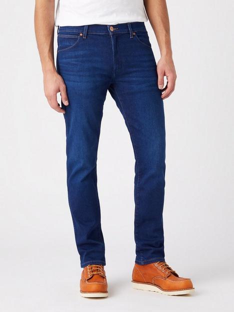 wrangler-larston-slim-tapered-fit-jeans-blue