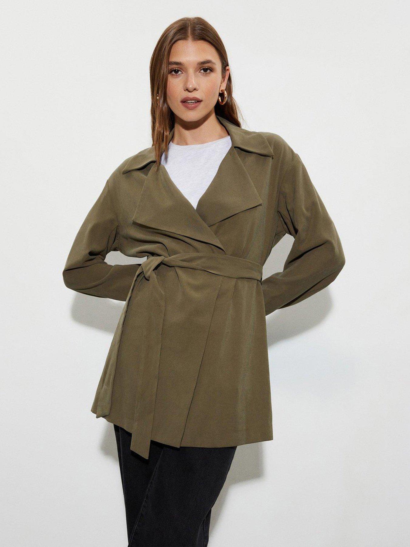 Short best sale duster coat