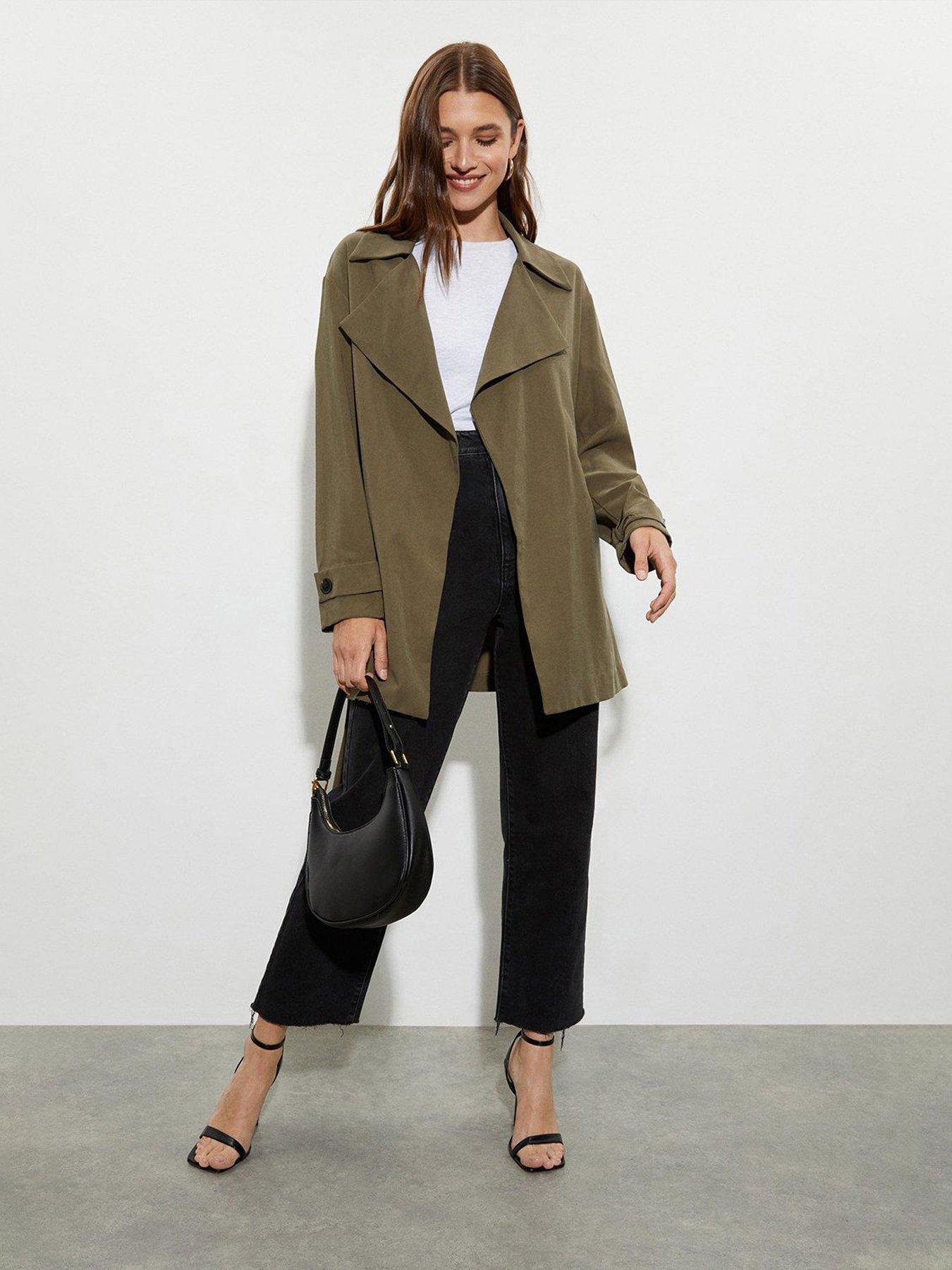 Short duster outlet coat