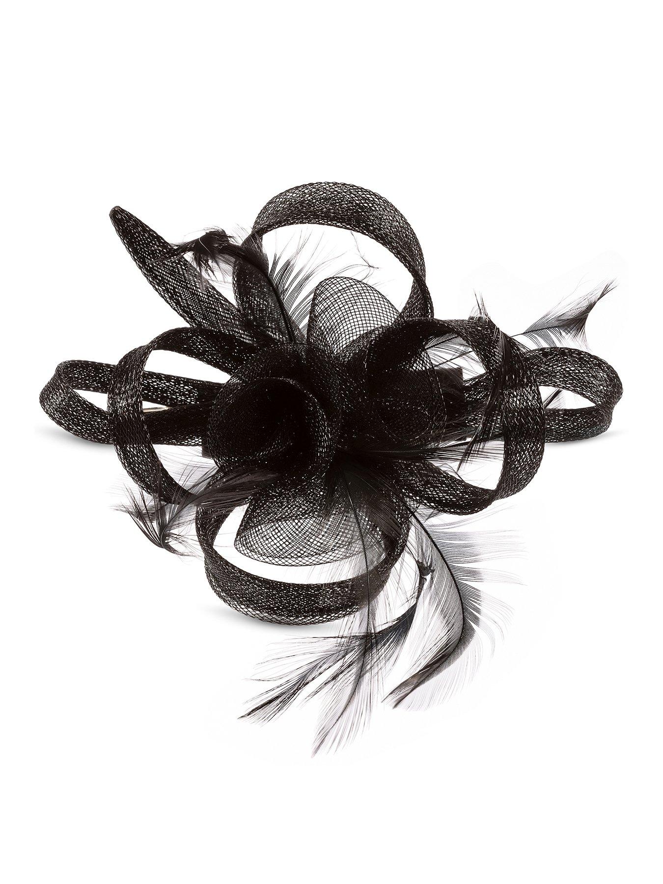 Jon Richard Black Small Fascinator