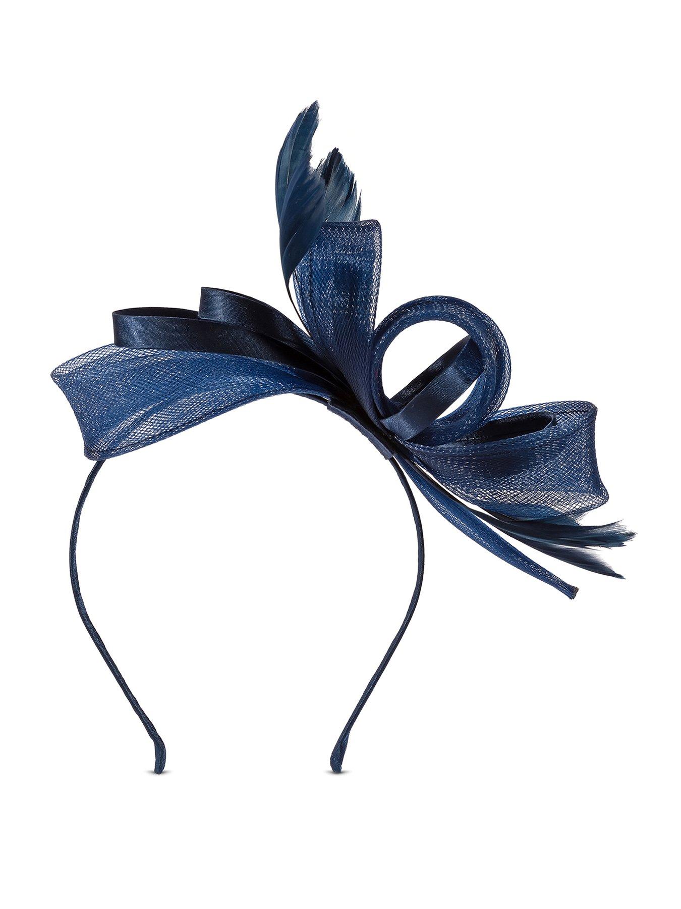 Navy fascinator shop uk