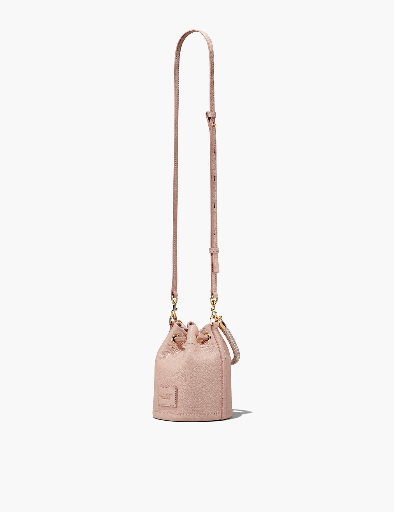 Mini Leather Bucket Bag in Pink - Marc Jacobs