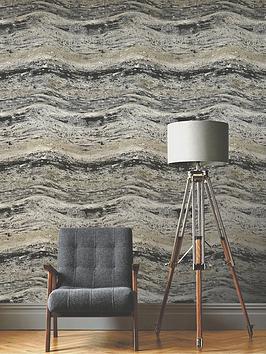 Product photograph of Rasch Onyx Wallpaper- Stone from very.co.uk