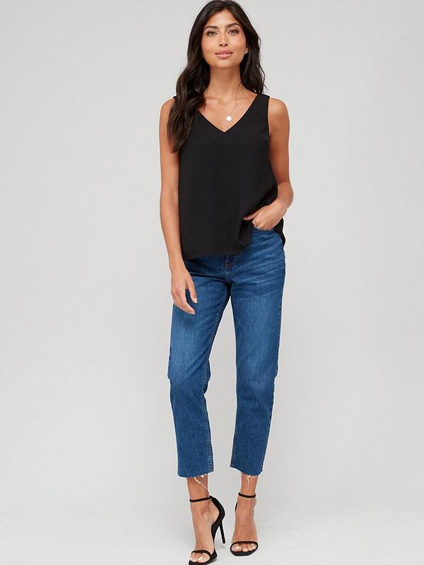 Everyday Cami Solid Top - Black | Very.co.uk