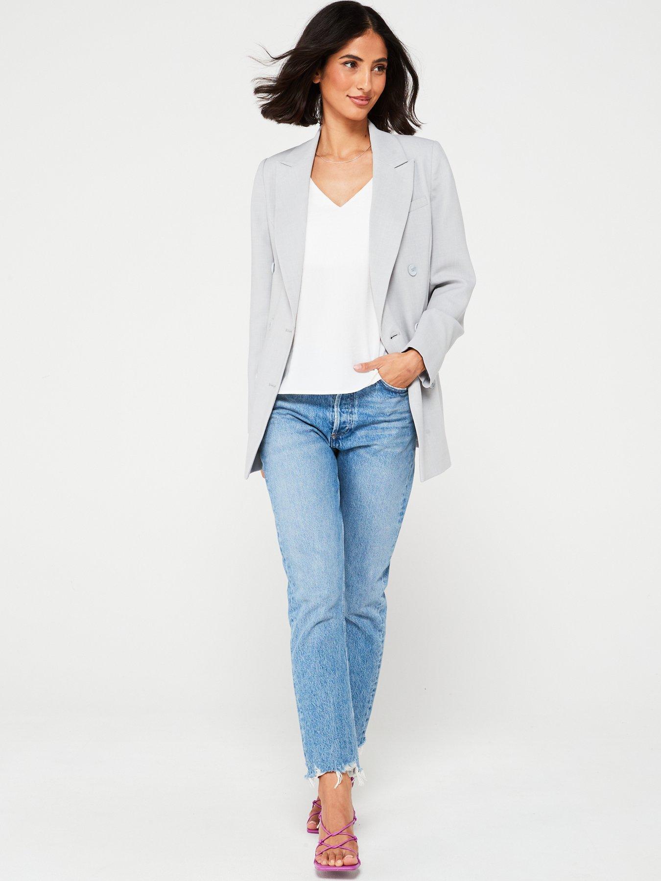 Image 3 of 4 of The Very Collection Cami Solid Top - White