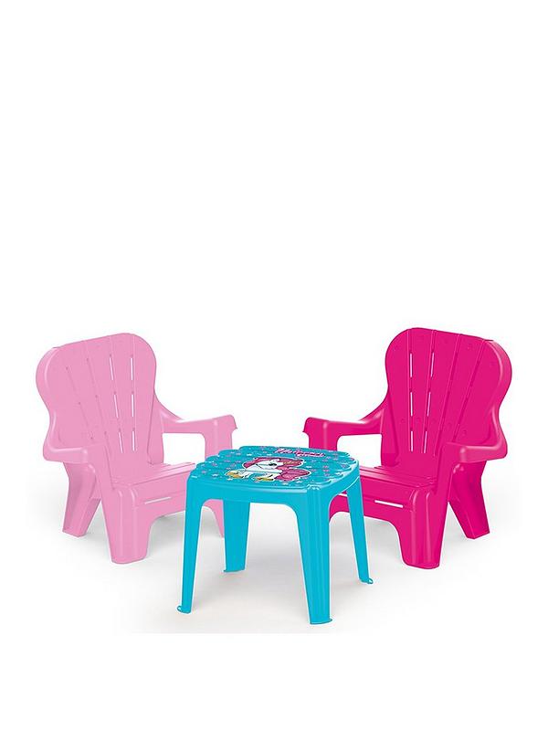 Image 2 of 4 of Dolu Unicorn Table And 2 Chairs Set