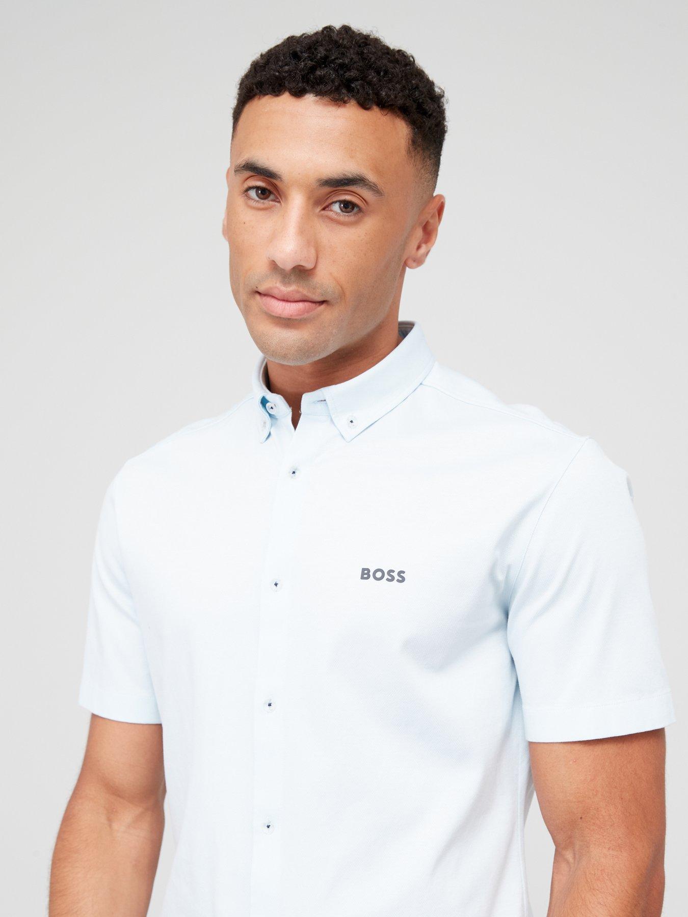 Boss Biadia R Regular Fit Shirt Blue Uk