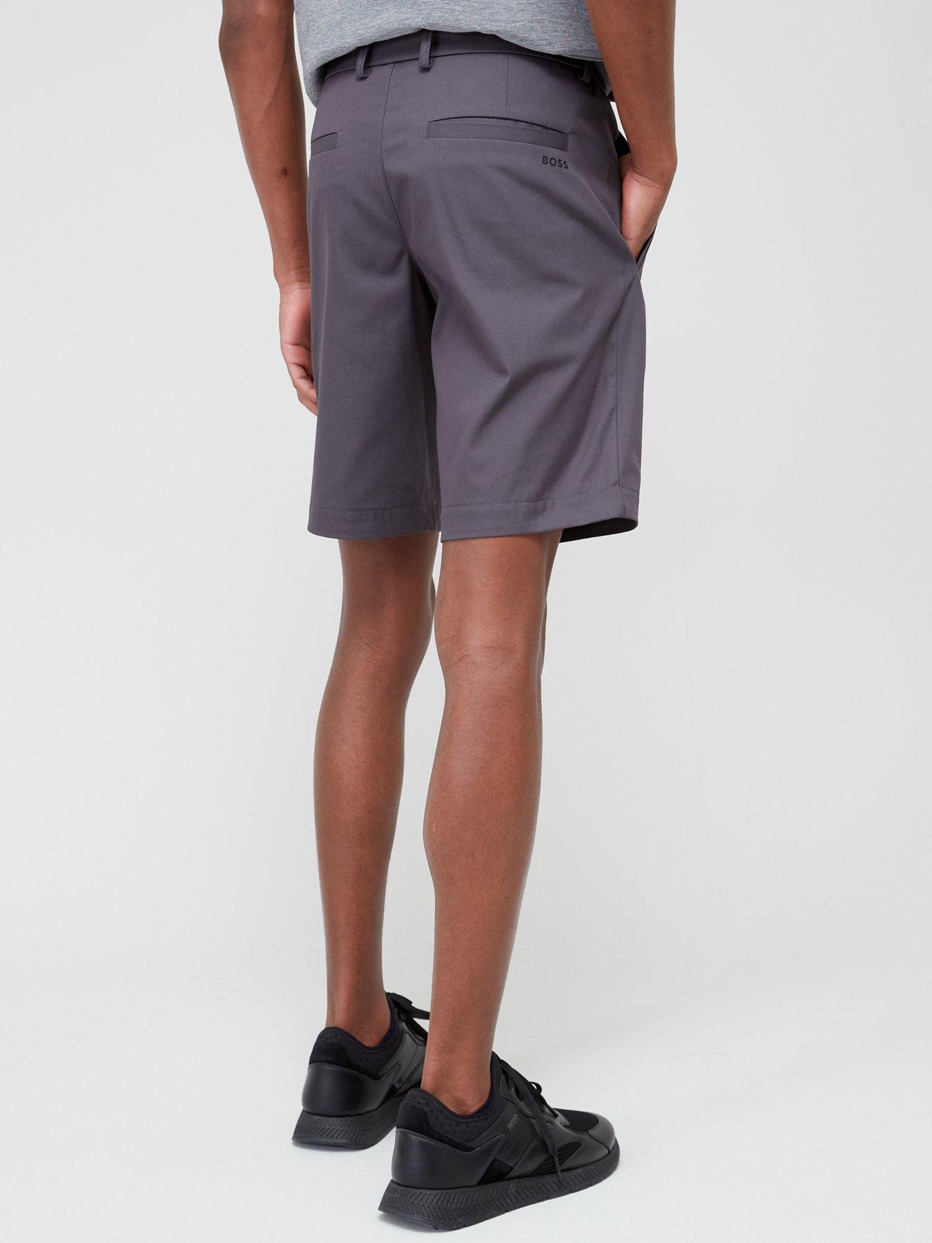 Mens grey deals hugo boss shorts