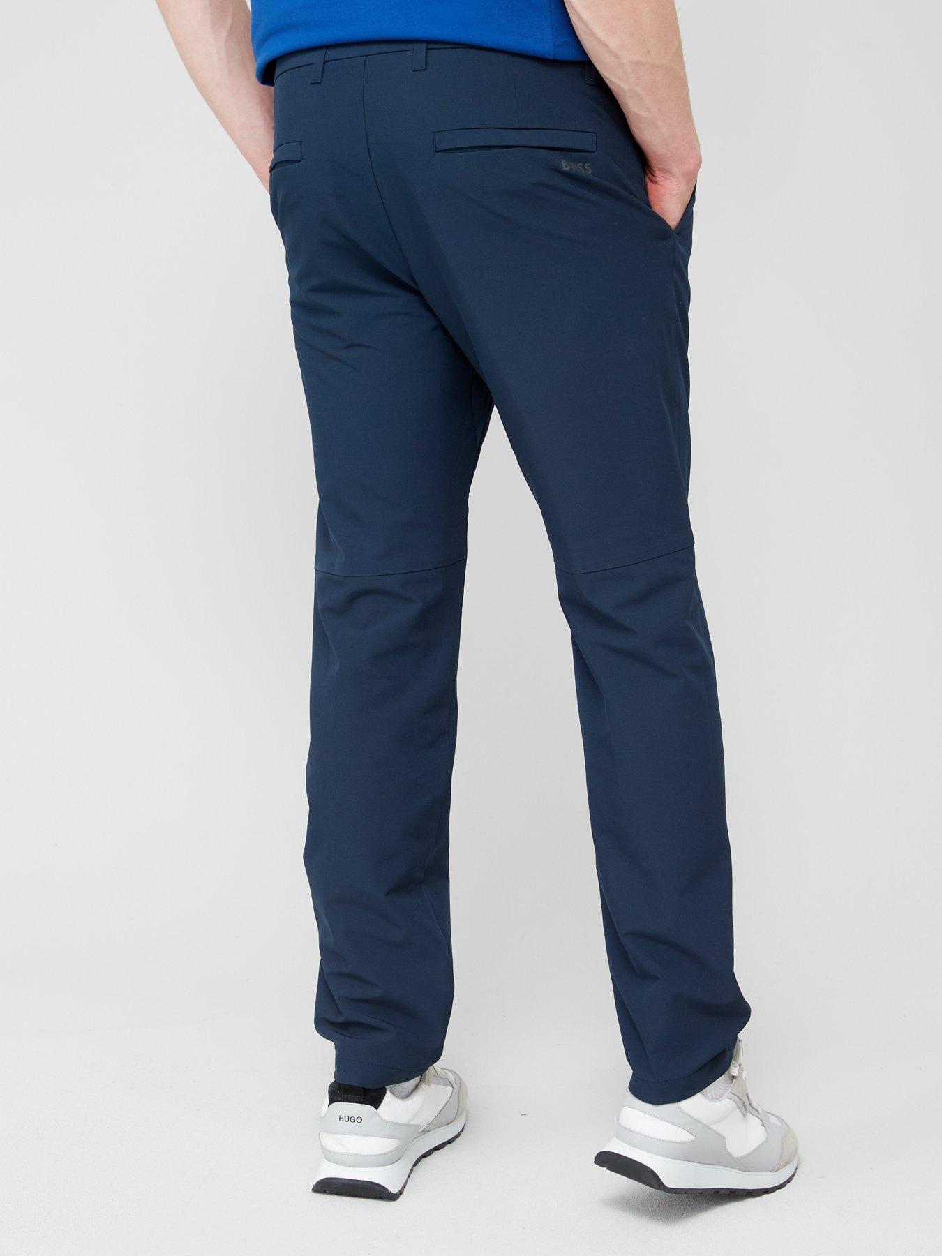 BOSS Commuter Regular Fit Trousers - Navy