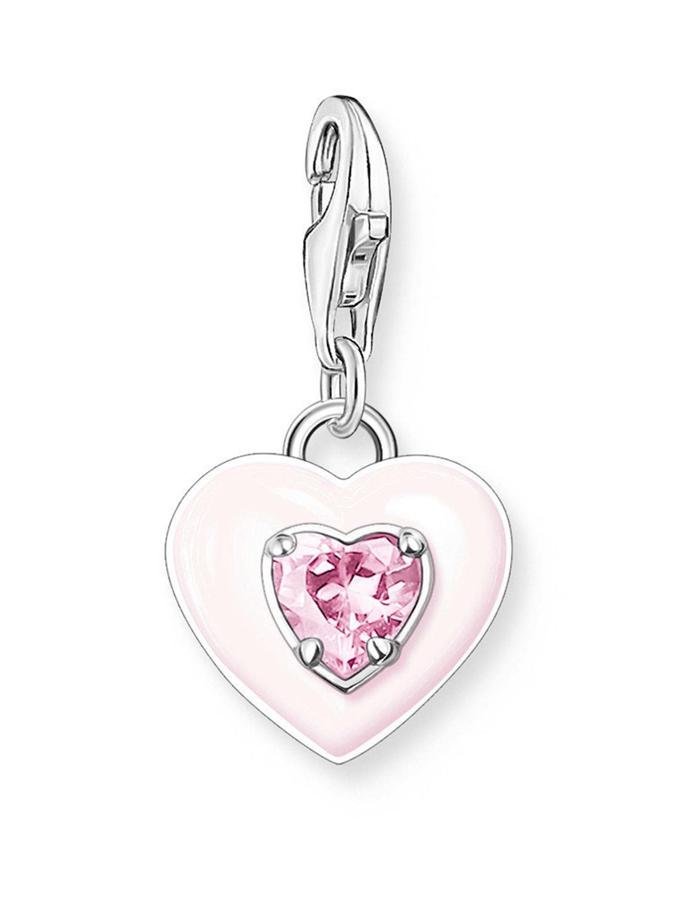 Product photograph of Thomas Sabo Heart Charm from very.co.uk