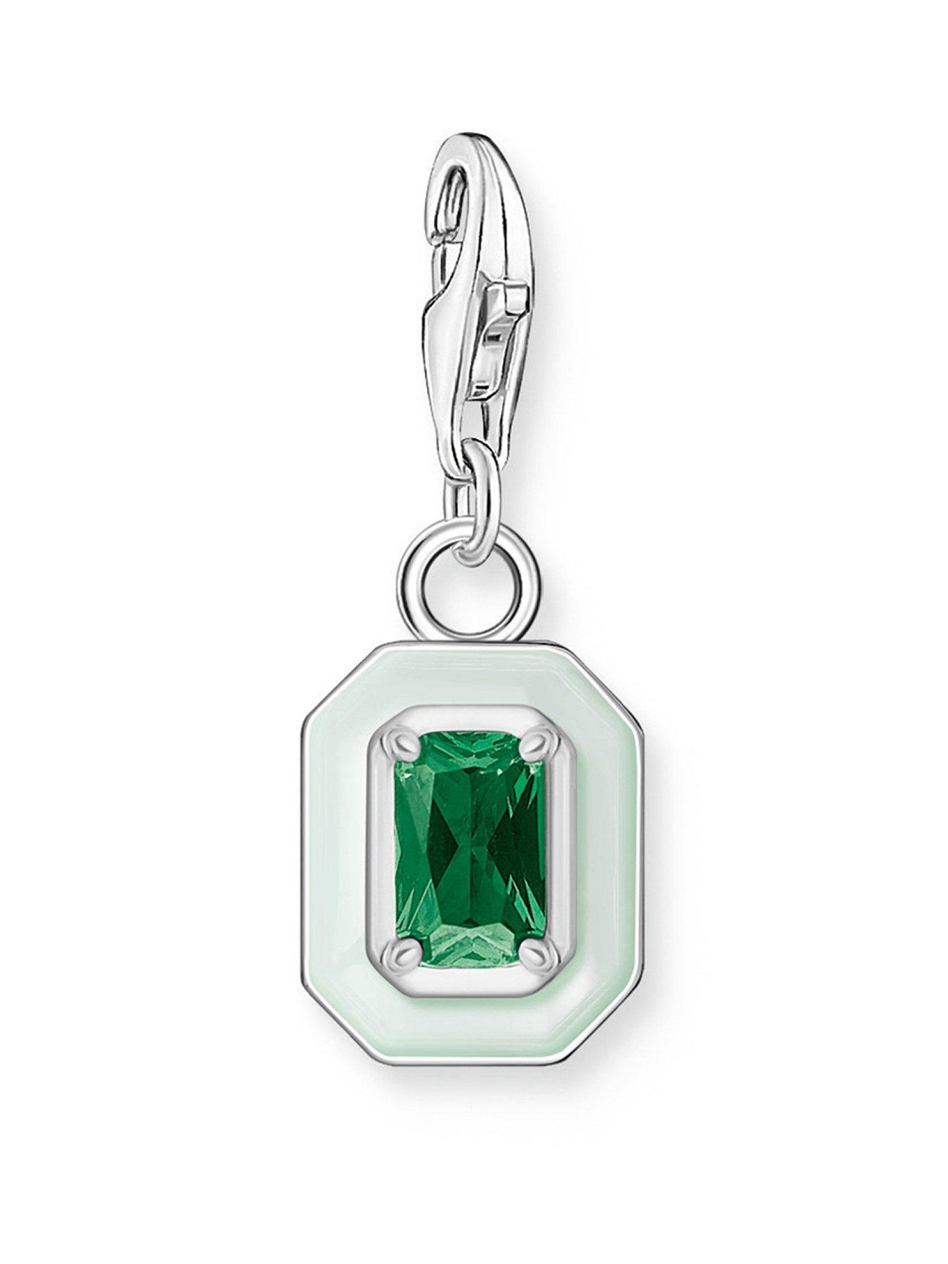 Product photograph of Thomas Sabo Octagon Charm from very.co.uk