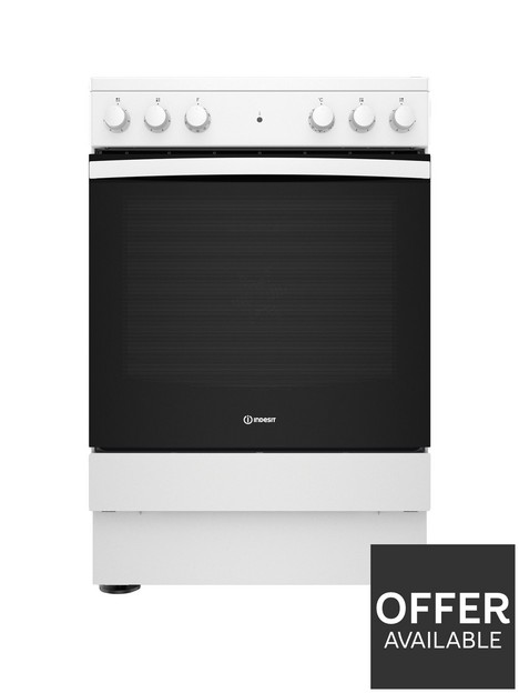 indesit-is67v5khw-60cm-single-electric-cooker-with-ceramic-hob-white