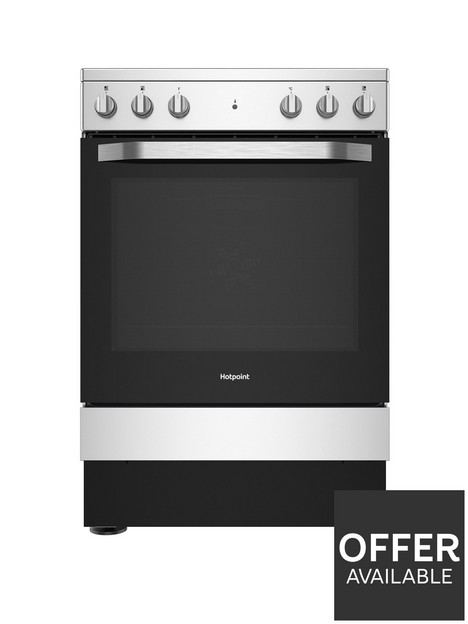 hotpoint-hs67v5khx-60cm-single-electric-cooker-with-ceramic-hob-inox