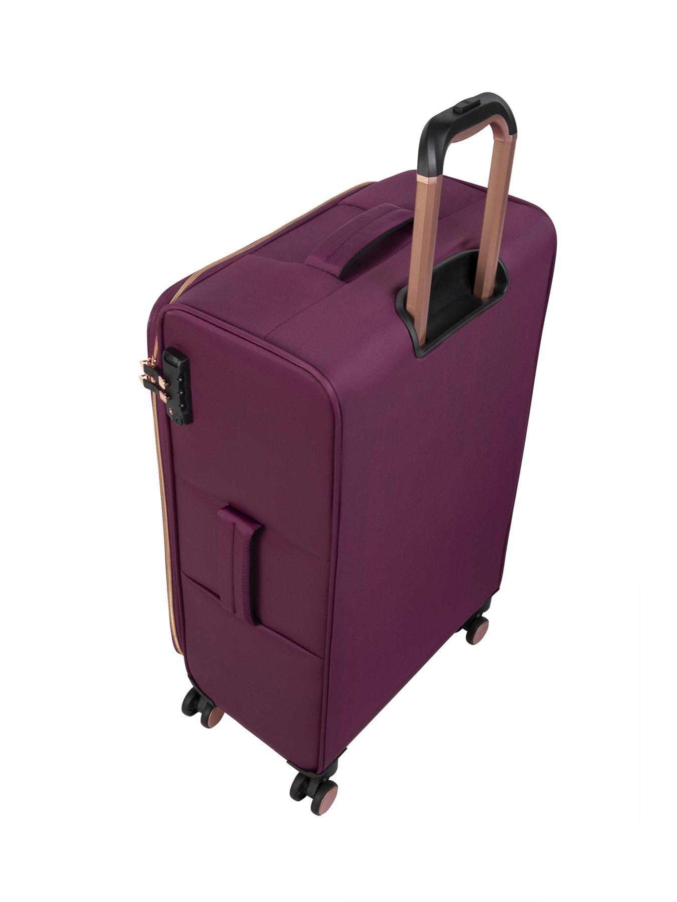 It store purple suitcase