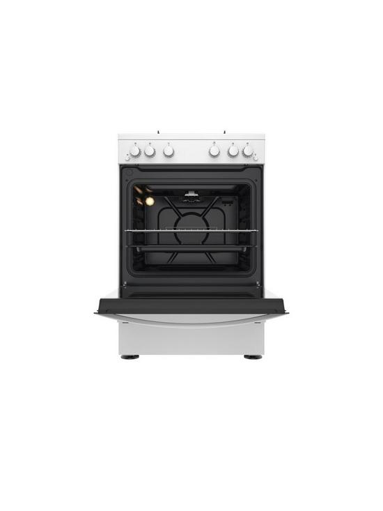 stillFront image of indesit-is67g1pmw-60cm-single-gasnbspcooker-with-gas-hob-white