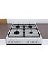  image of indesit-is67g1pmw-60cm-single-gasnbspcooker-with-gas-hob-white