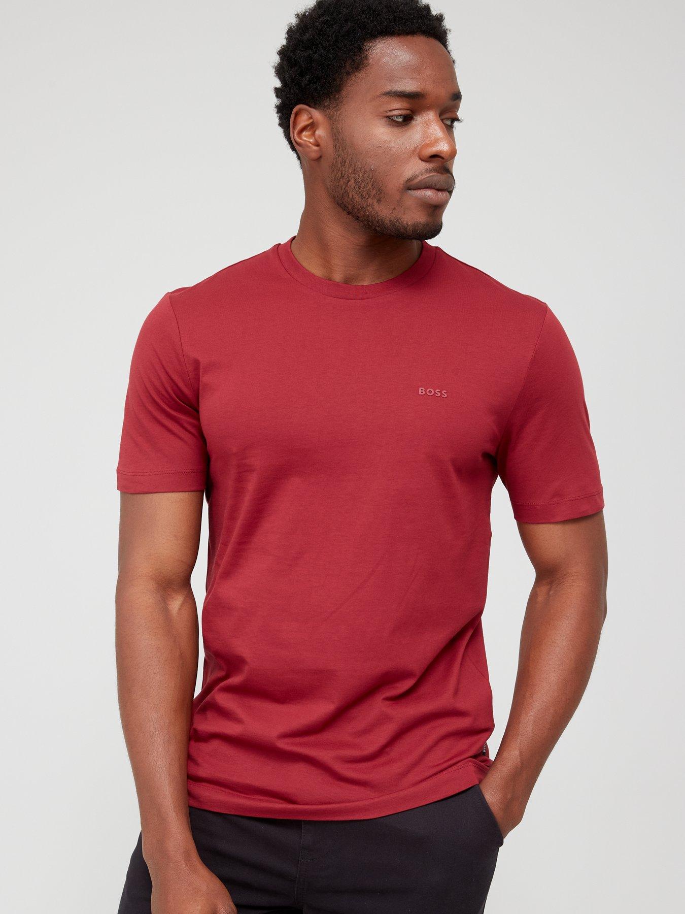 BOSS Thompson 01 Regular Fit T-shirt - Dark Red