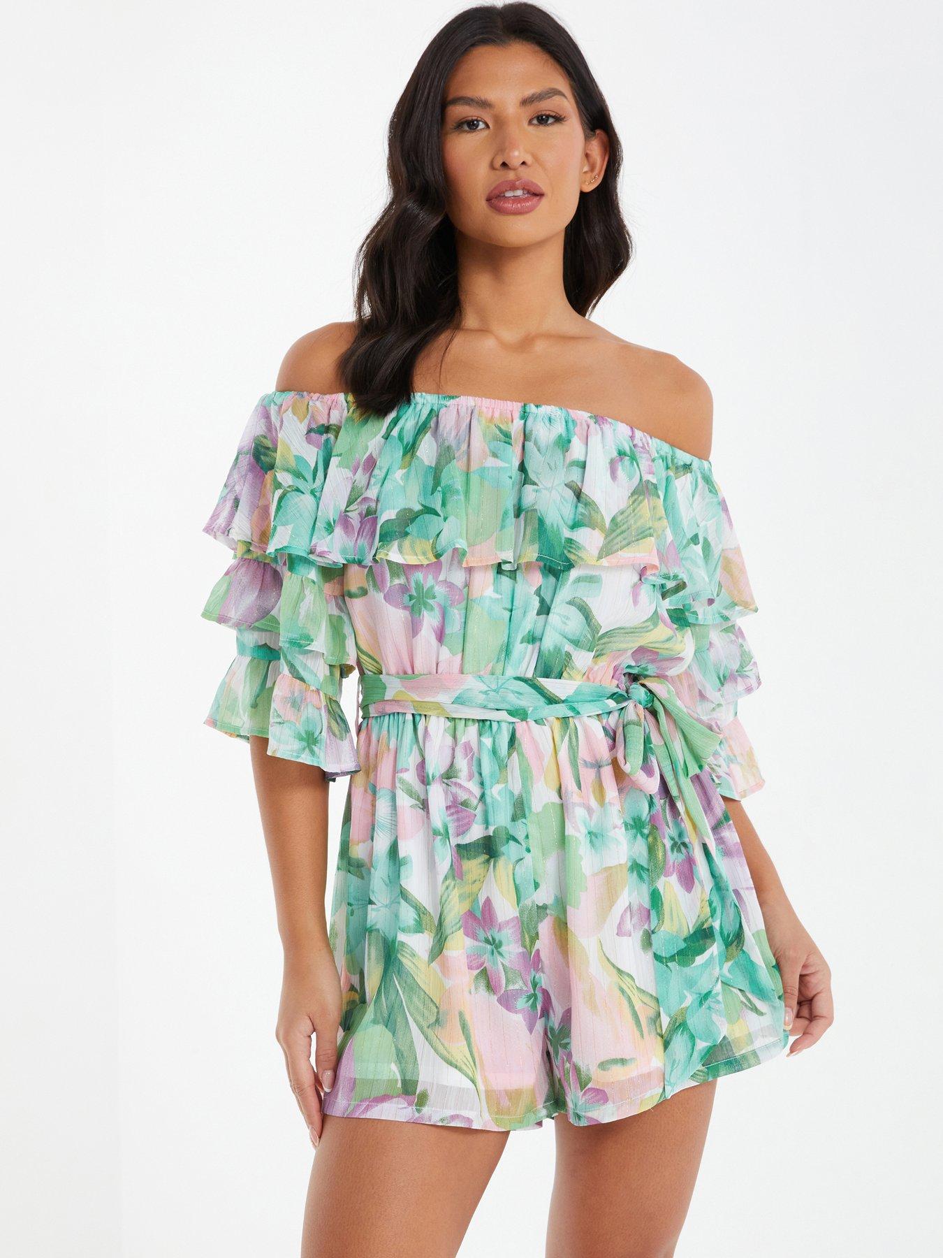 Quiz best sale tropical jumpsuit