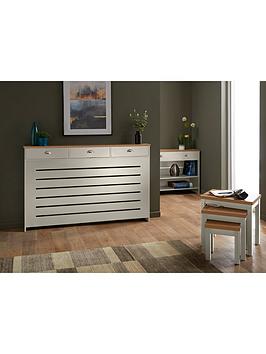 Product photograph of Lloyd Pascal Henley Large Radiator Cover Cream Oak from very.co.uk