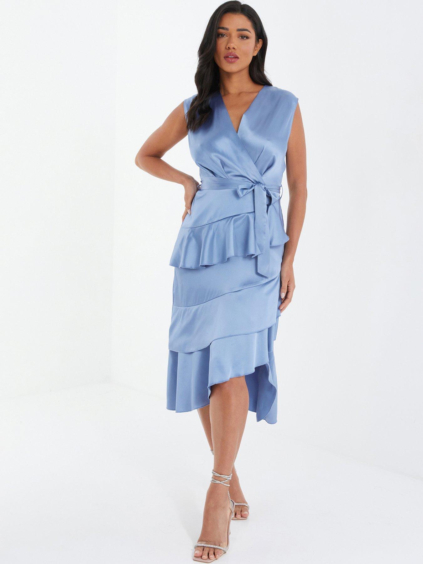 Light blue hotsell midi dress uk